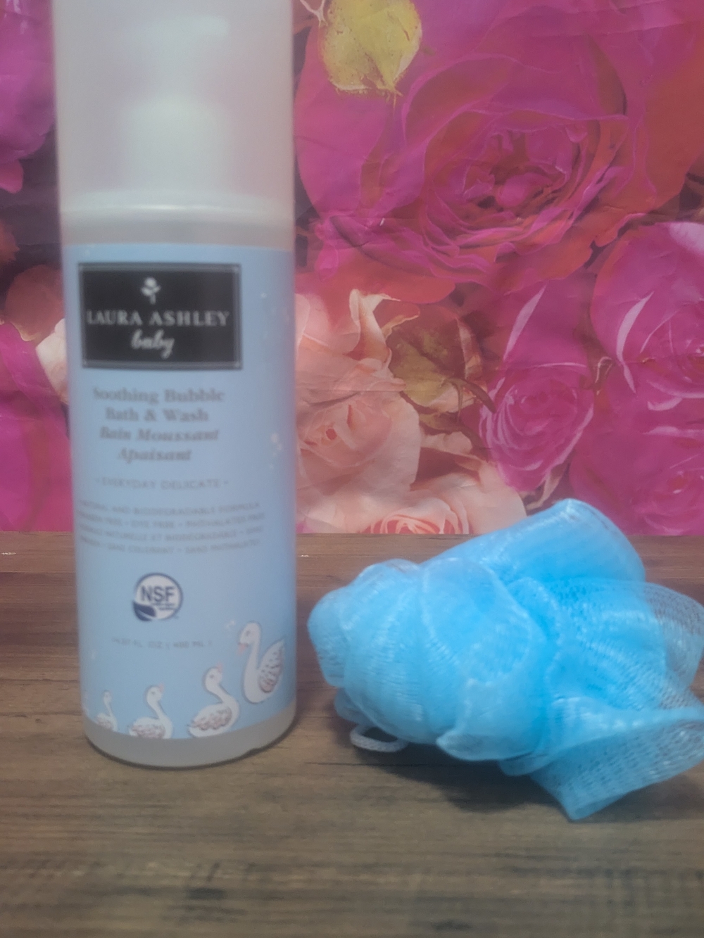 Laura Ashley Baby Soothing Bubble Bath & Wash - Blue